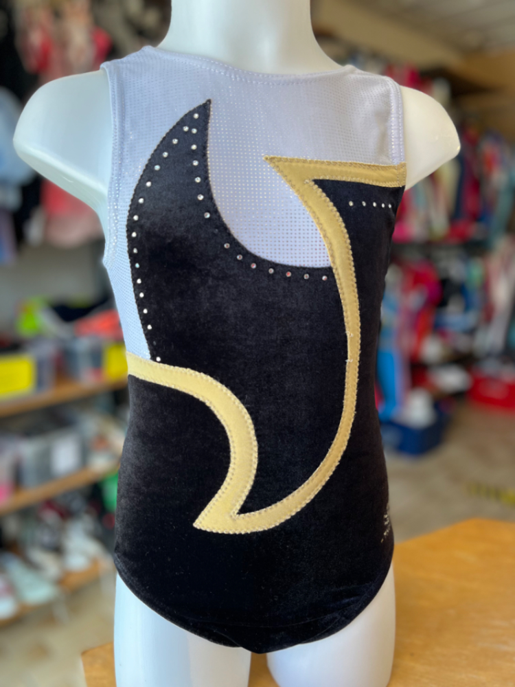 Justaucorps De Danse Sans Manches Pour Filles - Avec Short Assorti, Strass Brillants - Taille 6 à 14 Ans - 85% Polyester 15% élasthanne